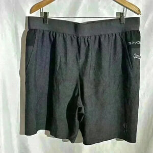 Spyder Active Men's Proweb Black And Grey Woven Stretch Shorts, Size XL